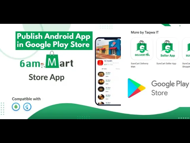 How to Publish Android App in Google Play Store | 6amMart - Store App Upload Playstore